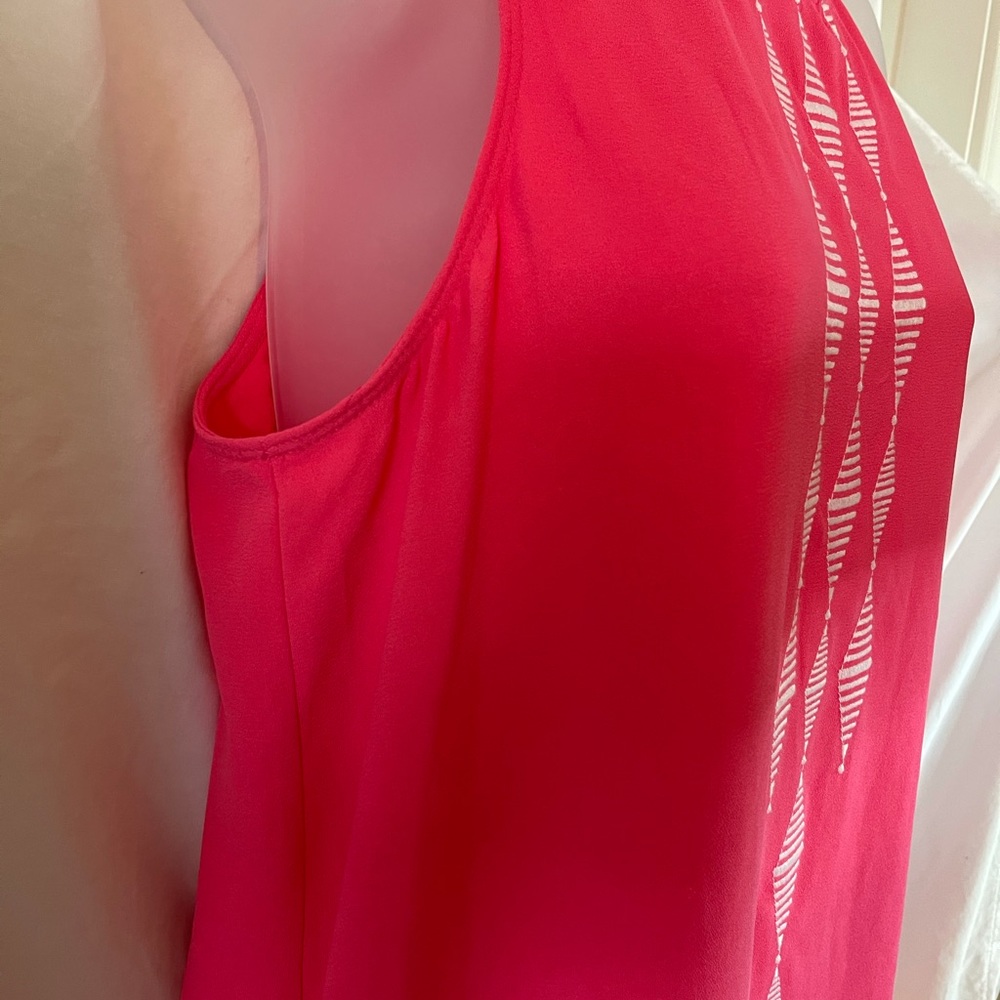Apt 9, sleeveless pink dress, knee length, size M